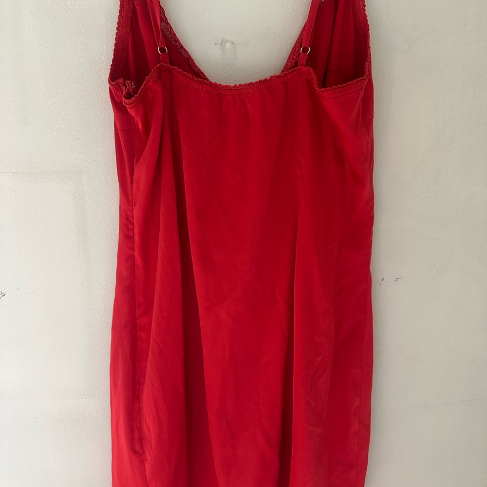 Red Slip Dress - Picture 2 of 3